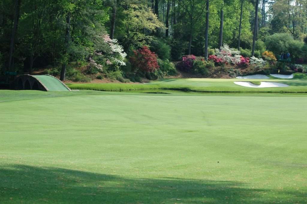 Masters.,12th,Hole,At,Augusta Masters. 12th hole at Augusta